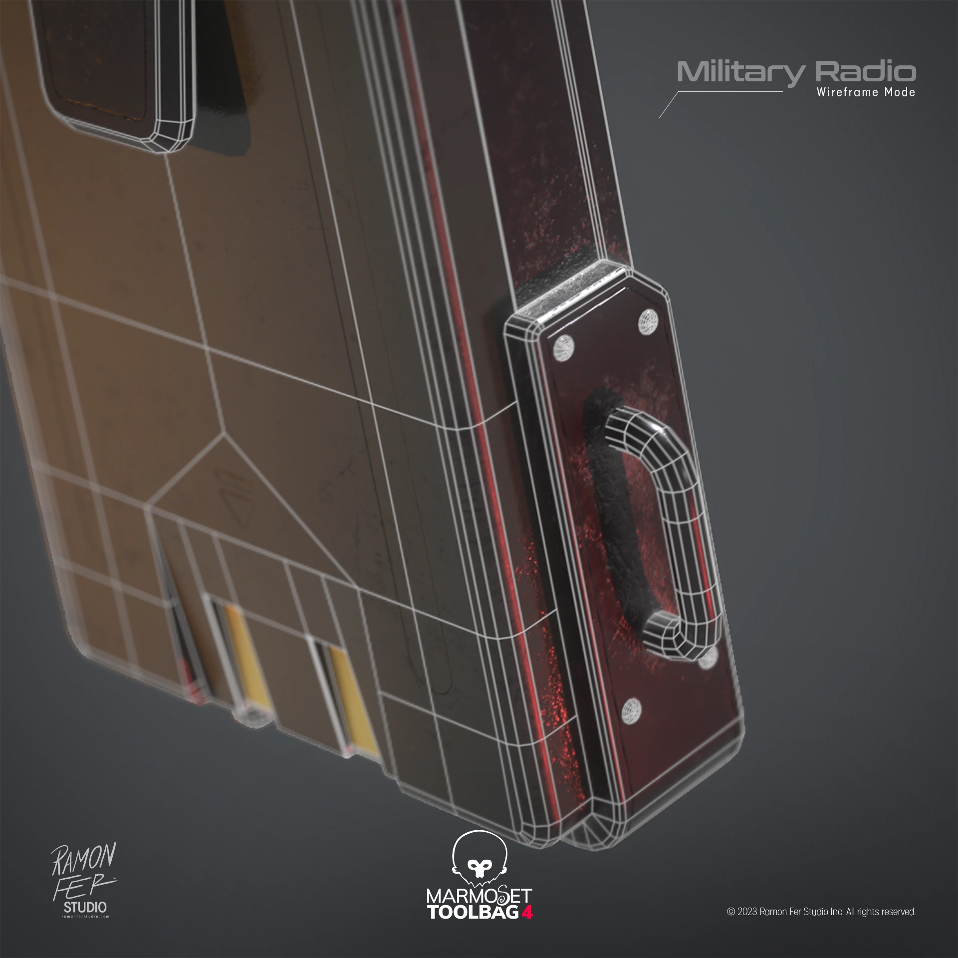 06 / Rádio Militar 3D · View 6