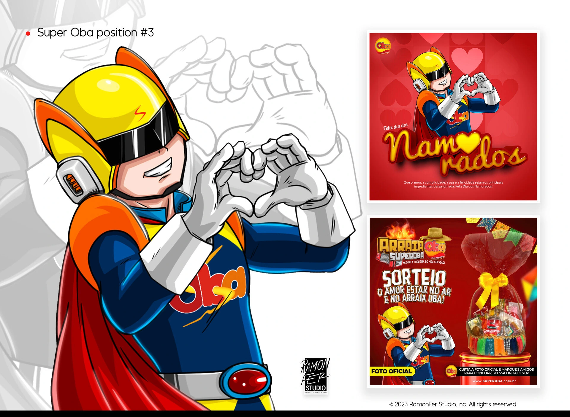 02 / Mascote Super Oba · Vista 2