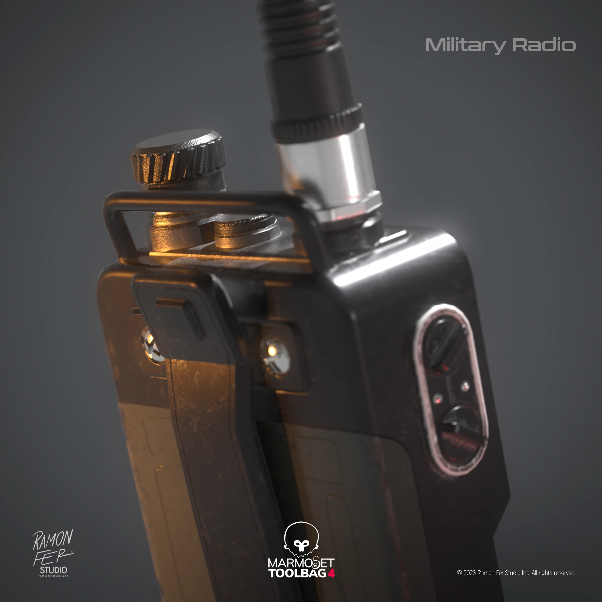 03 / Rádio Militar 3D · View 3